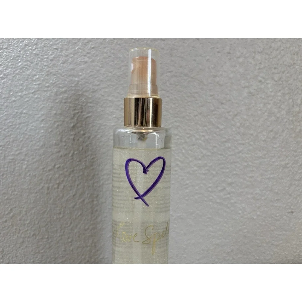 NEW Victoria Secret LOVE SPELL ORIGINAL SHIMMERING BODY SPLASH 3.4‎ OZ 95% Full